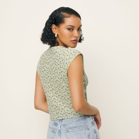 Reformation Cherry top in Cornelia - Picture 3 of 5